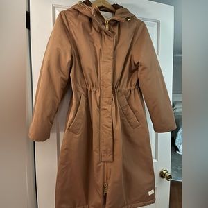 Scotch and soda water repellent long coat